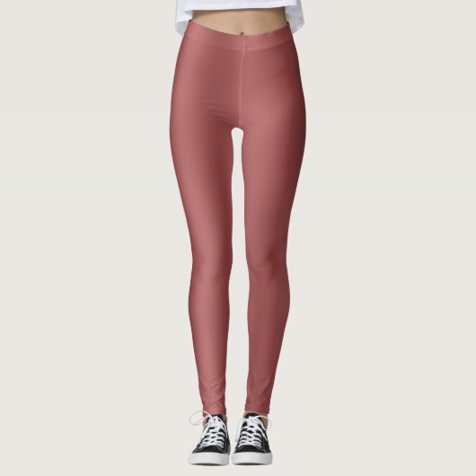 Leggings Couleur Aquarelle moderne agréable Couleur rouge u (Devant)