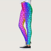 Leggings couleur arc-en-ciel inspirés de verre (Gauche)