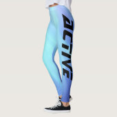 Leggings Couleur bleu électrique Sport actif (Gauche)