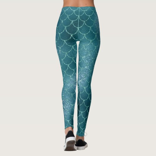 Leggings Couleur bleue (Dos)