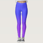 Leggings Couleur bleue au néon pourpre et lumineuse au néon<br><div class="desc">La couleur bleue au néon pourpre et lumineuse au néon d'ombre d'Ombré se fanent - le pourpre au néon, bleu au néon, néon bleu, ombre d'ombre, couleur se fanent, néon, bleu, ombre, ombre, couleur, se fanent, tendent, lumineux, fluorescent, barre de mise en valeur, école, enfants, amusement, dortoir, décor, teinte, bleu...</div>