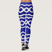 Leggings Couleur bleue tout-sur-impression "Ratti_Creative_ (Dos)