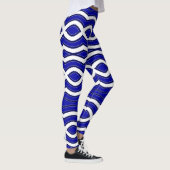 Leggings Couleur bleue tout-sur-impression "Ratti_Creative_ (Droite)