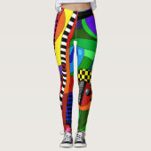 Leggings - Couleur dans les lignes (Devant)