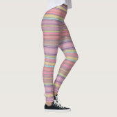 Leggings Couleur d'aquarelle de conception à bandes multipl (Droite)