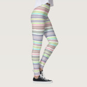 Leggings Couleur d'aquarelle de conception à bandes multipl (Droite)