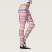 Leggings Couleur d'aquarelle de conception à bandes multipl (Droite)