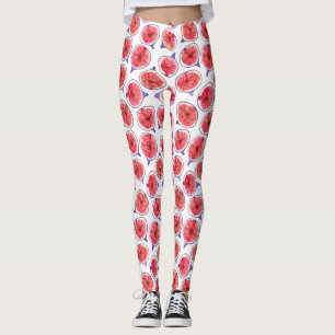 Leggings Couleur d'aquarelle des tranches de fibres