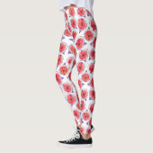 Leggings Couleur d'aquarelle des tranches de fibres (Gauche)