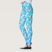 Leggings Couleur de la piscine Cool "Swim Life" (Gauche)