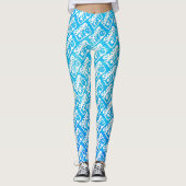 Leggings Couleur de la piscine Cool "Swim Life" (Devant)
