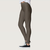 Leggings Couleur de lave foncée uni (Gauche)