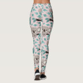Leggings couleur de l'eau de l'ours de Koala (Dos)