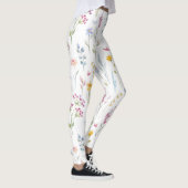 Leggings Couleur de l'eau motif floral (Droite)