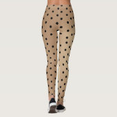Leggings Couleur de peau, motif pois (Dos)