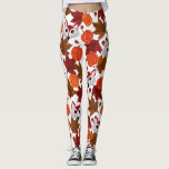 Leggings Couleur d'eau Maple Leaf Citrouille Acorn Chat Fox<br><div class="desc">Ce motif mignon et cool est parfait pour les saisons automne et automne. Il présente un renard rouge, noir et blanc peint à la main, des feuilles d'aquarelle brun, châtaignier et rouge bordeaux, des petits glands bruns et des citrouilles oranges sur un arrière - plan blanc simple. Son art, moderne,...</div>