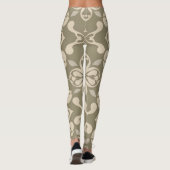 Leggings couleur douce élégants avec Motif sans co (Dos)