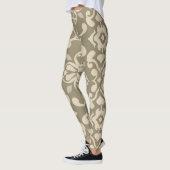 Leggings couleur douce élégants avec Motif sans co (Gauche)
