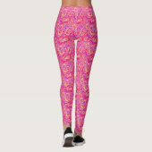 Leggings Couleur douce et rose pastel (Dos)