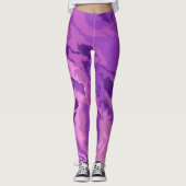 Leggings Couleur du marbre (Devant)