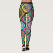 Leggings Couleur folle de Mandala (Dos)