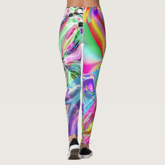 Leggings couleur fou (Dos)