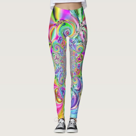 Leggings couleur fou (Devant)