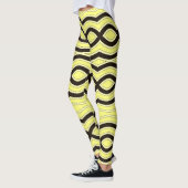 Leggings Couleur jaune "Ratti_Creative_Arts" (Gauche)