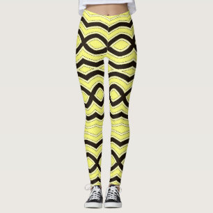 Leggings Couleur jaune "Ratti_Creative_Arts"