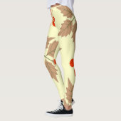 Leggings Couleur laisse motif (Gauche)
