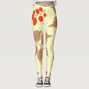 Leggings Couleur laisse motif