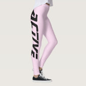 Leggings Couleur Lavande Active Sport Léger Propre (Droite)
