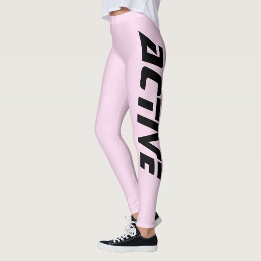 Leggings Couleur Lavande Active Sport Léger Propre (Gauche)