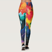 Leggings Couleur malté (Dos)