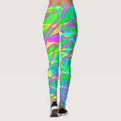 Leggings Couleur Mes rêves Scribble Motif Expressive (Dos)