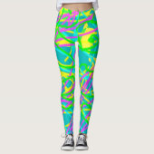 Leggings Couleur Mes rêves Scribble Motif Expressive (Devant)