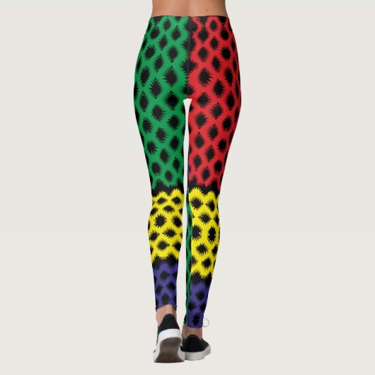 LEGGINGS COULEUR MOTIF 2 (Dos)