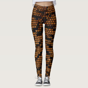 Leggings Couleur Motif Tiger