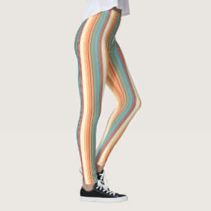 Leggings Couleur Muet des rayures sud-ouest