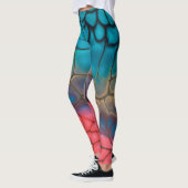 Leggings Couleur multiple et texture de peau de serpent (Gauche)