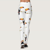 Leggings Couleur noire de Toucan Swainson (Dos)