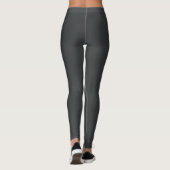 Leggings Couleur Onyx Uni Simple (Dos)
