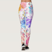 Leggings Couleur pour aquarelle (Dos)