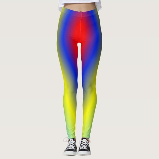 Leggings Couleur Rouge (Devant)