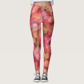 Leggings Couleur rouge flottant (Devant)