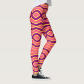 Leggings Couleur rouge "Ratti_Creative_Arts" (Droite)