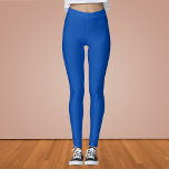 Leggings Couleur solide bleu Cobalt<br><div class="desc">Couleur solide bleu Cobalt</div>