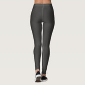 Leggings Couleur solide blindée Jet (Dos)