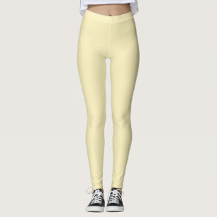 Leggings Couleur solide blonde