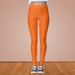 Leggings Couleur solide de tigre orange<br><div class="desc">Couleur solide de tigre orange. Cette teinte audacieuse et énergique reflète l'esprit de vitalité et d'excitation. C'est une orange intense, presque électrique, avec juste la bonne quantité de chaleur et de luminosité. Son audace en fait une couleur exceptionnelle qui ne manquera pas de capter l'attention. Cette teinte dynamique fonctionne magnifiquement...</div>